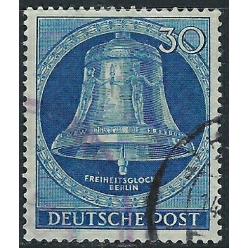 Germany Berlin 9N97 Used 1953 Freedom Bell (ak4091)