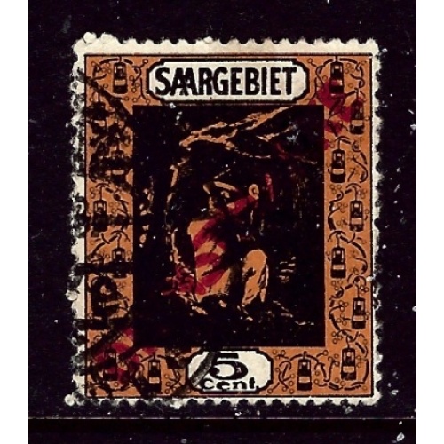 Saar 100 Used 1922 issue    (ap6321)