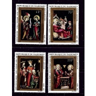 Dahomey C132-35 MNH 1970 Christmas