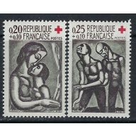 France B356-57 MNH 1961 set (ak3452)