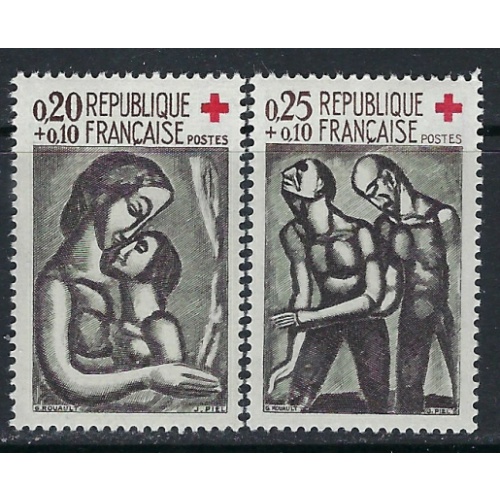 France B356-57 MNH 1961 set (ak3452)