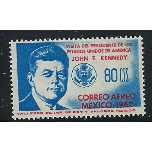 Mexico C262 MNH 1962 John F Kennedy (fe5823)