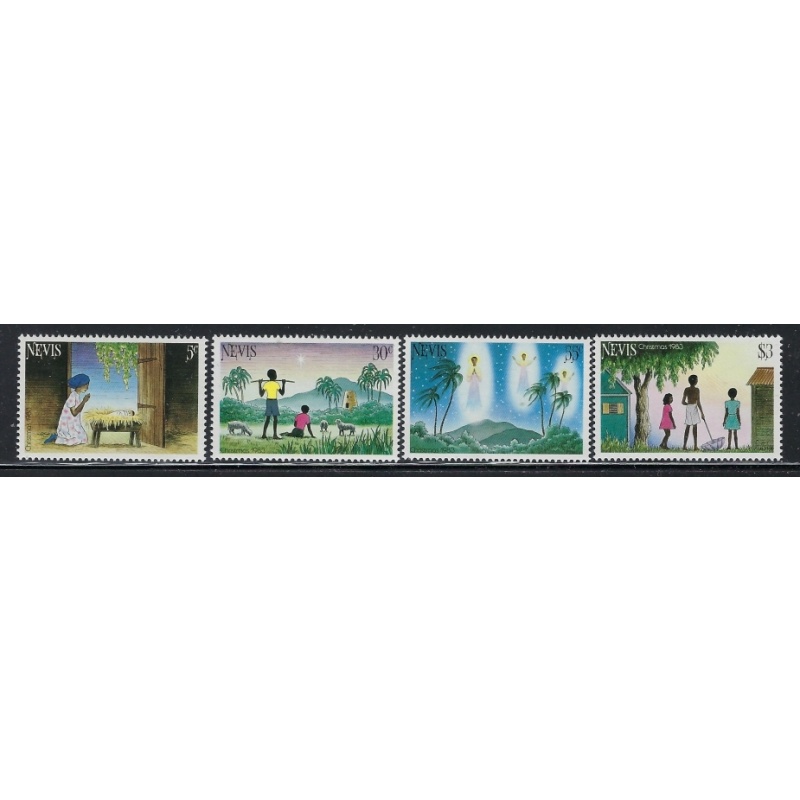 Nevis 186-89 MNH 1983 Christmas (fe7143)