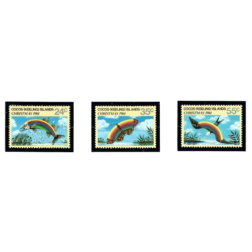 Cocos Is 122-24 MNH 1984 Christmas