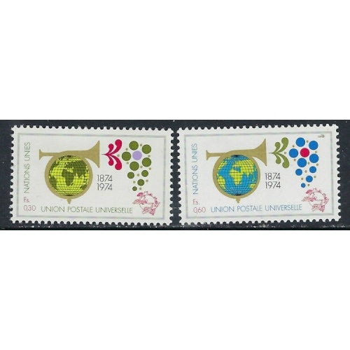 U.N. offices in Geneva MH 1974 set (ak5034)