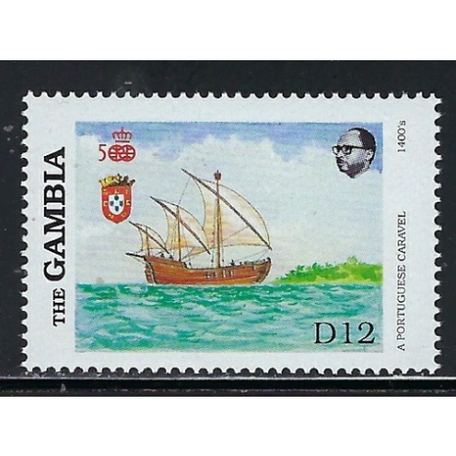Gambia 795 MNH 1988 Ship (fe2055)