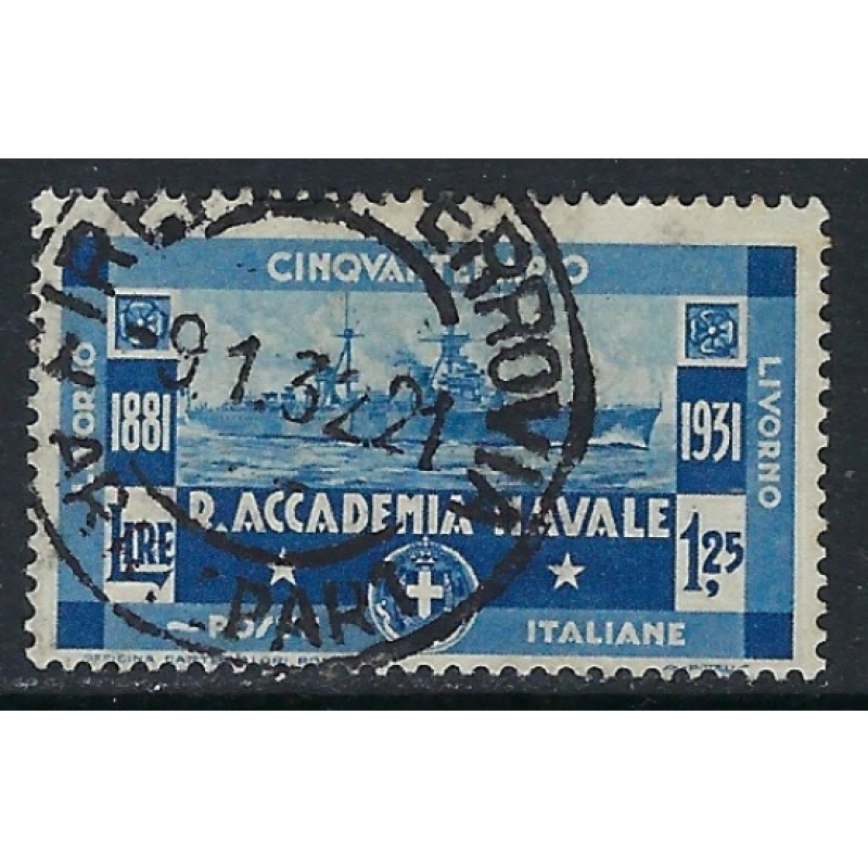 Italy 267 Used 1931 issue; pencil notation on back (ak4962)