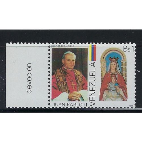 Venezuela 1331 MNH 1985 Papal Visit (an3458)