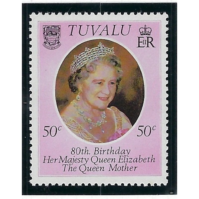 Tuvalu 137 MNH 1980 Queen Mother Birthday (an4869)