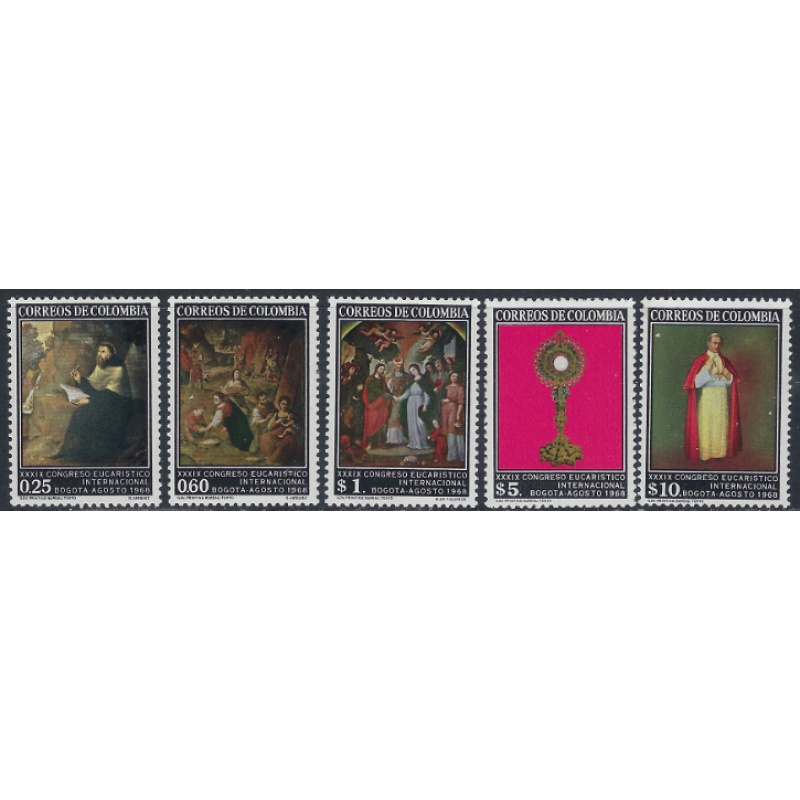 Colombia 777-81 MNH 1968 set (ak6206)