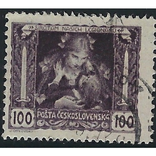 Czechoslovakia B128 Used 1919 issue (fe9872)