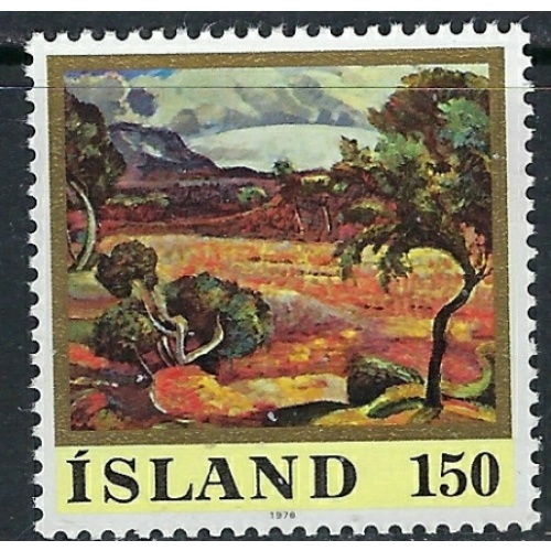 Iceland 489 MNH 1976 Painting (ak4658)
