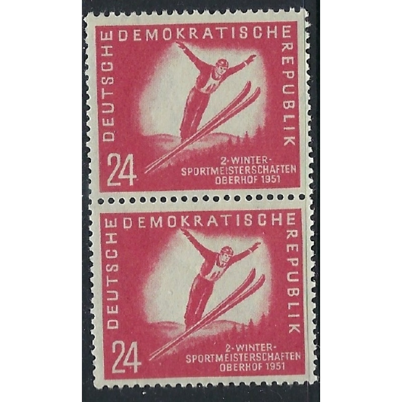 Germany DDR 77 MNH Pair 1951 issue (ak2242)