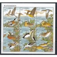 Gambia 1617 MNH 1995 Ducks sheet of 12 (ak5418)
