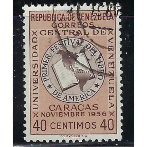 Venezuela 682 Used 1955 issue (an2866)