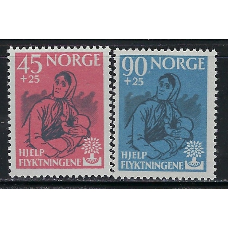 Norway B64-65 MNH 1960 World Refugee Year (an5297)