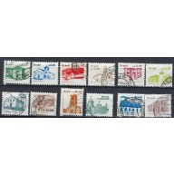 Brazil 2055-2073 Used 1986-88 set only has 12 values; 2057 has no cancel (ak2...