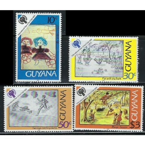 Guyana 302-05 MNH 1979 Intl Year of the Child (an4086)