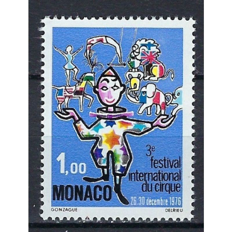 Monaco 1049 MNH 1976 Circus (ak2814)