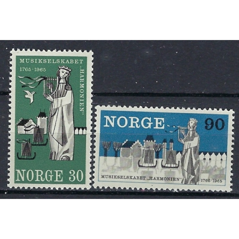 Norway 477-78 MNH 1965 set (ak1297)