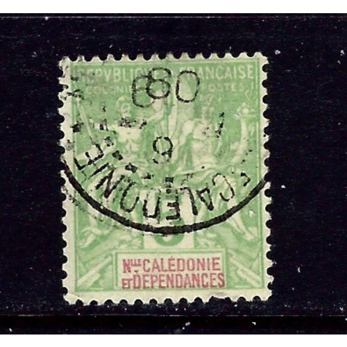 New Caledonia 44 Used 1900 issue