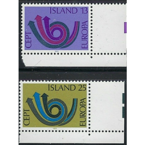 Iceland 447-48 MNH 1973 Europa  (fe9544)
