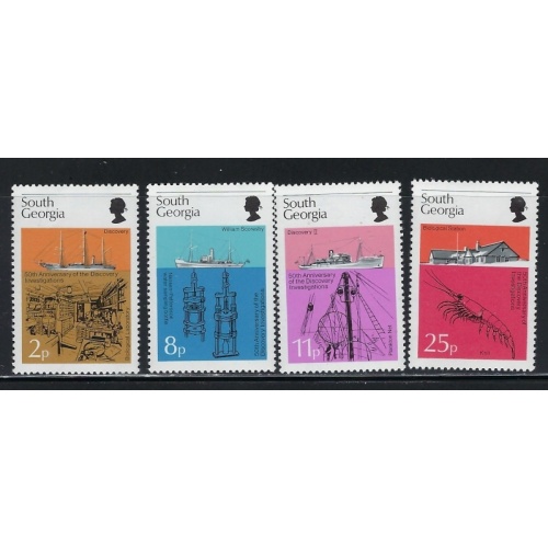 South Georgia 44-47 MNH 1976 set (fe2447)
