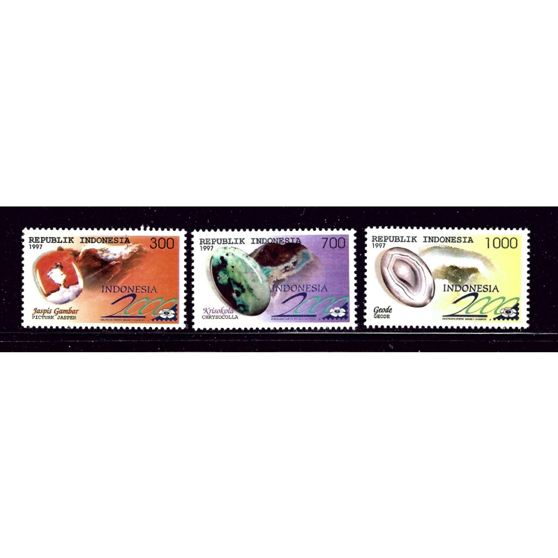 Indonesia 1706-08 MNH 1997 Gemstones