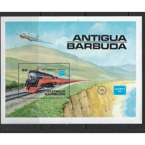 Antigua 938 MNH Train (fe3139)