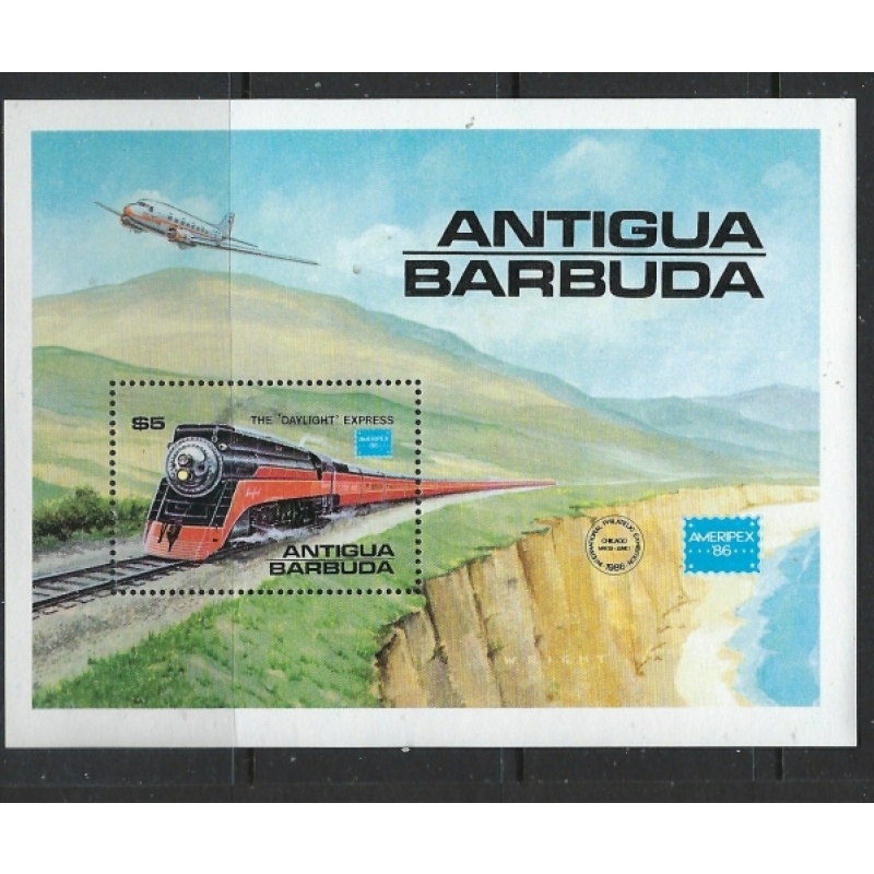 Antigua 938 MNH Train (fe3139)