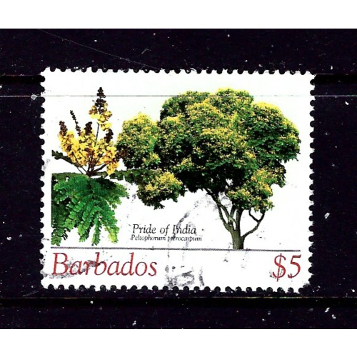 Barbados 1091 Used 2005 Pride of India rounded corner 2019