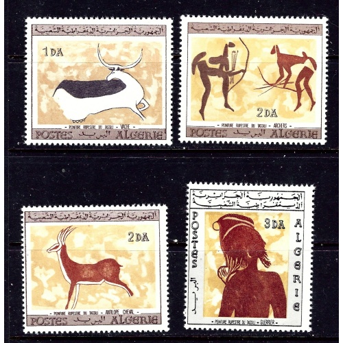 Algeria 365-68 MNH 1967 Wall Paintings