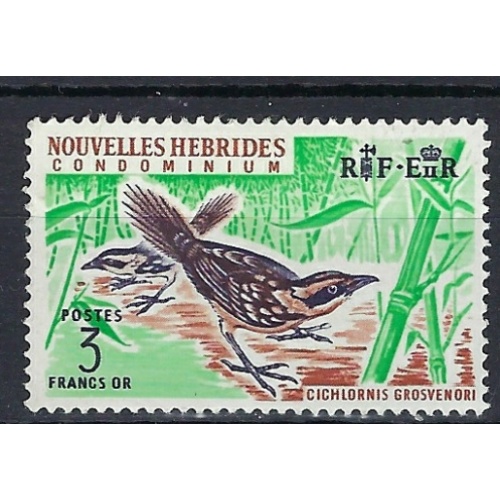 French New Hebrides 122 MH 1965 Bird (an8163)