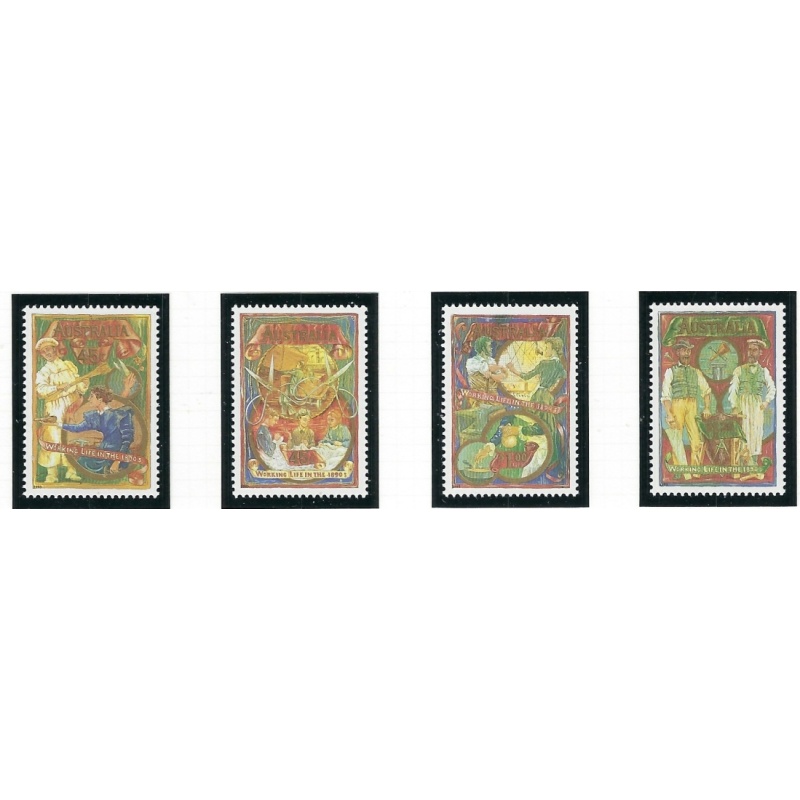 Australia 1320-23 MNH 1993 Working Life in the 1890s (ap7549)