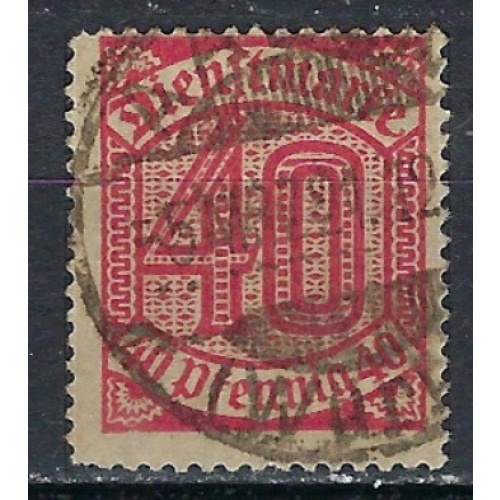 Germany O7 Used 1920 issue (ak3024)