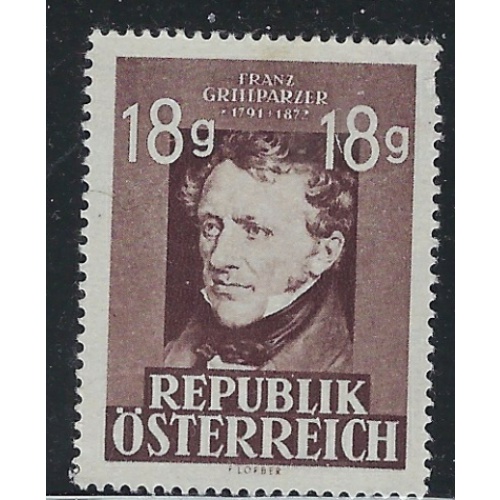 Austria 489 MH 1947 issue  (ak5468)