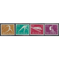 Norway 389-92 MNH 1961 Sports (fe9496)