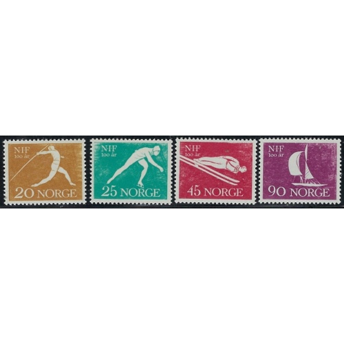 Norway 389-92 MNH 1961 Sports (fe9496)