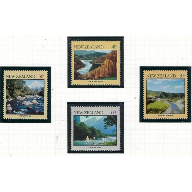 New Zealand 730-33 MNH 1981 Rivers (an1657)