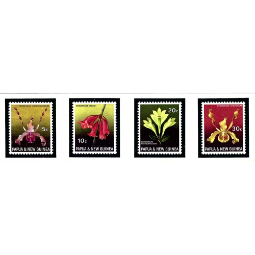 Papua New Guinea 287-90 MNH 1969 Orchids