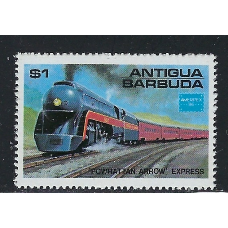 Antigua 936 MNH 1986 Train (an5935)