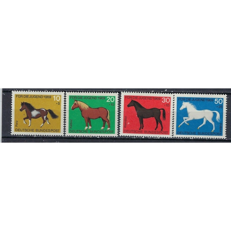 Germany B442-45 MNH 1969 Horses (ak2951)