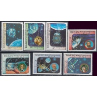 Laos 577-83 MNH 1984 Space Exploration (ak5902)