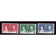 Ceylon 275-77 MNH 1937 KGVI Coronation    (ap3698)