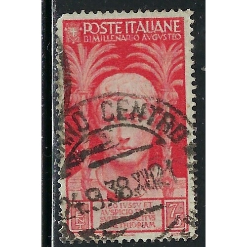 Italy 383 Used 1937 issue; rounded corner (an6264)