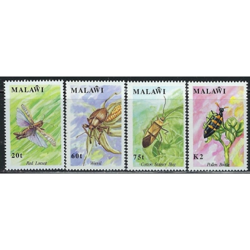 Malawi 590-93 MNH 1991 Insects (an6307)
