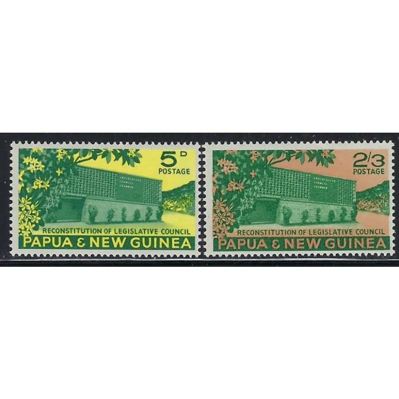 Papua New Guinea 148-49 MNH 1961 set (an5915)