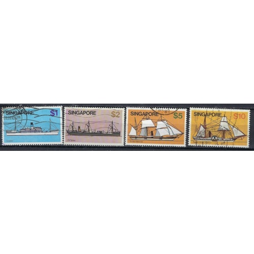 Singapore 345-48 Used 1980 high values of set (ak1704)