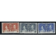 Gold Coast 112-14 MH 1937 KGVI Coronation (an3232)