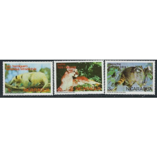 Nicaragua 946-48 MNH 977 part set (ak3102)
